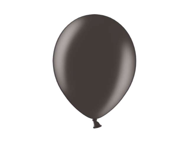 Balony 10" Metalik BELBAL Black 100 szt