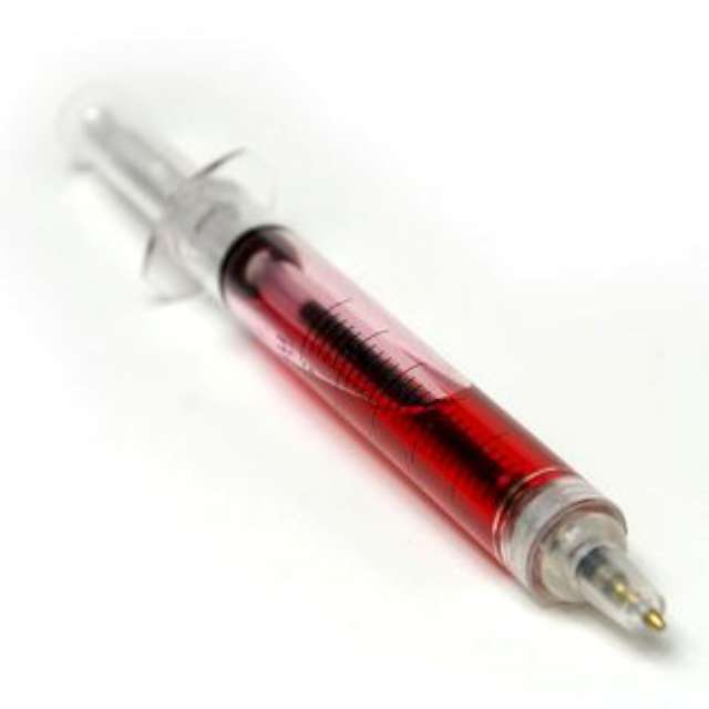 Długopis Strzykawka czerwony GadgetMaster