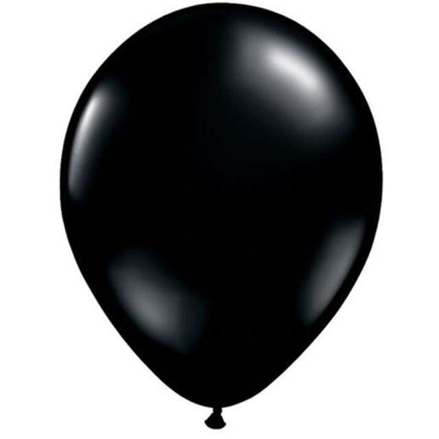 Balony 5" Pastel QUALATEX Onyx Black 100 szt