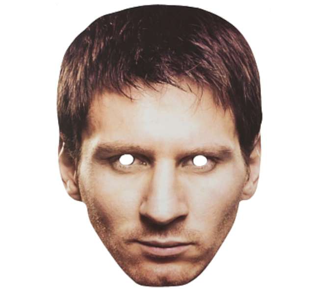 Maska papierowa "Messi", Powergift