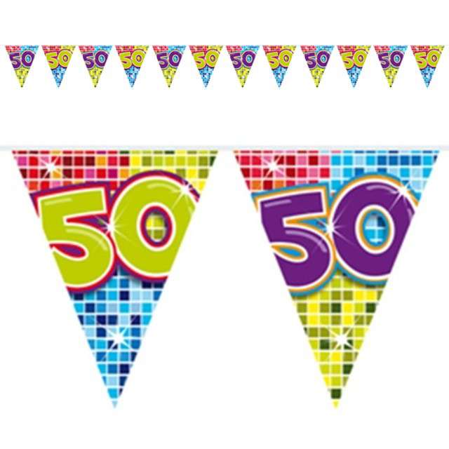 Baner flagi "Urodziny 50", FOLAT, 3 m