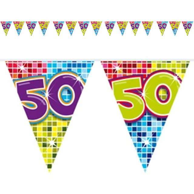 Baner flagi "Urodziny 50", FOLAT, 6 m