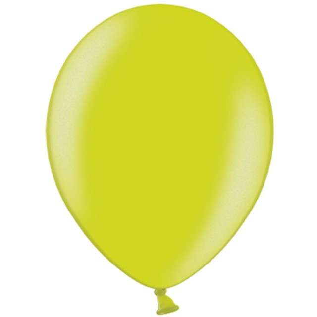 Balony "Metallic", zielone limonkowe, 12" STRONG,  20 szt