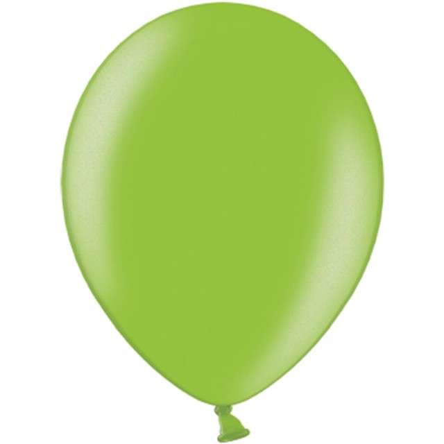 Balony "Metallic", zielone jabłuszko, 12" STRONG,  10 szt