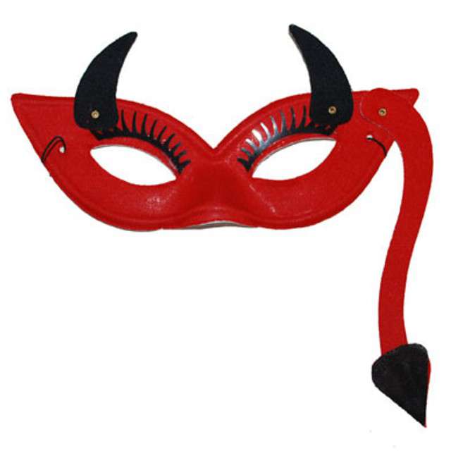 Maska "Diabeł z ogonkiem ONA", Funny Fashion