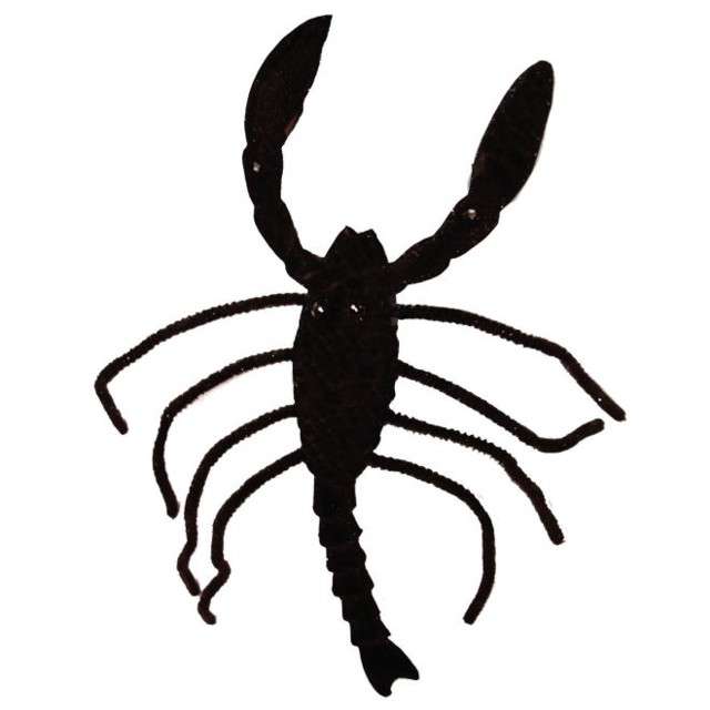 Dekoracja "Skorpion", czarny, FunnyFashion, 25 cm