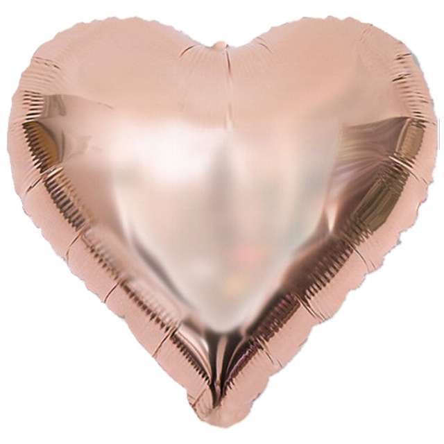 Balon foliowy "Serce XL", rose gold, DekoracjePolska, 24" HRT