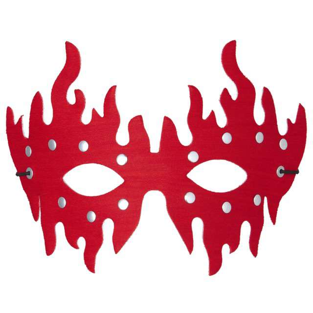 Maska "Dominatorka", czerwona, WIDMANN