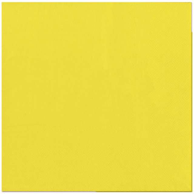 Serwetki "Classic", żółte, FOLAT, 33 cm, 20 szt