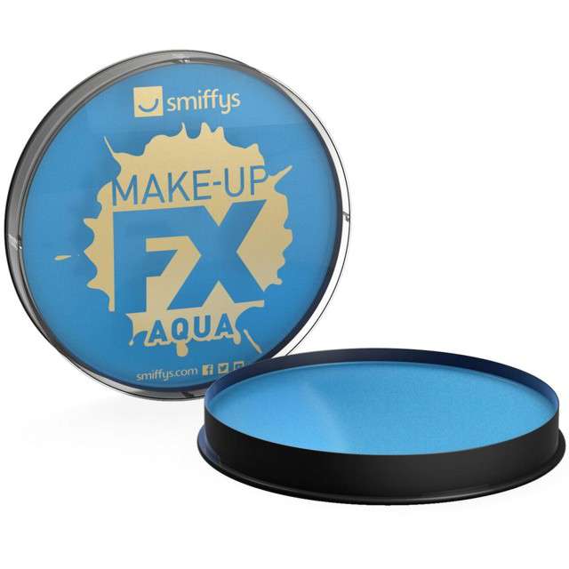 Make-up party "Farbka do Makijażu", niebieski jasny, Smiffys, 16 ml