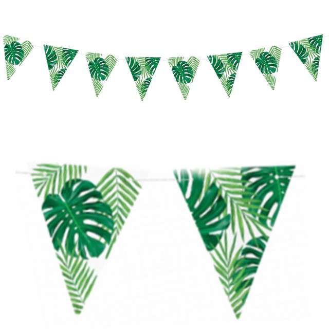 Baner flagi "Aloha - Liście", mix, PartyDeco, 130 cm