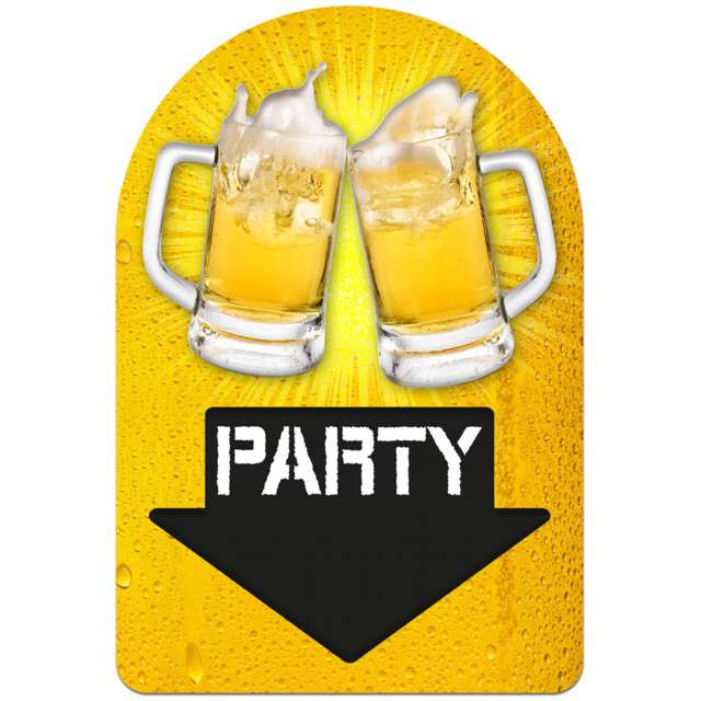 Dekoracja "Tabliczka Beer Party", FOLAT