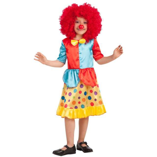 Strój dla dzieci "Pani Klaunowa", Carnival Toys, rozm. 4-7 lat