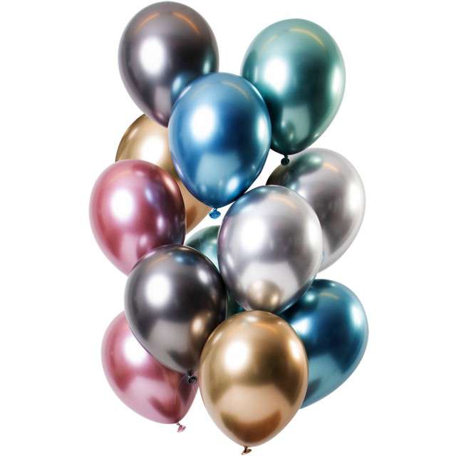 Balony "Shiny Treasures", mix, Folat, 12", 12 szt