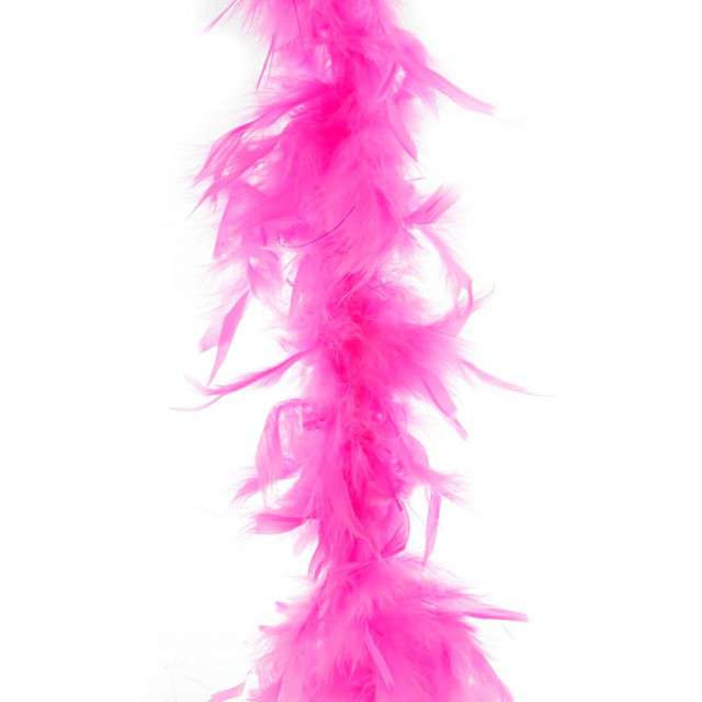 Boa "Fluo", różowe, Funny Fashion, 45 g, 200 cm