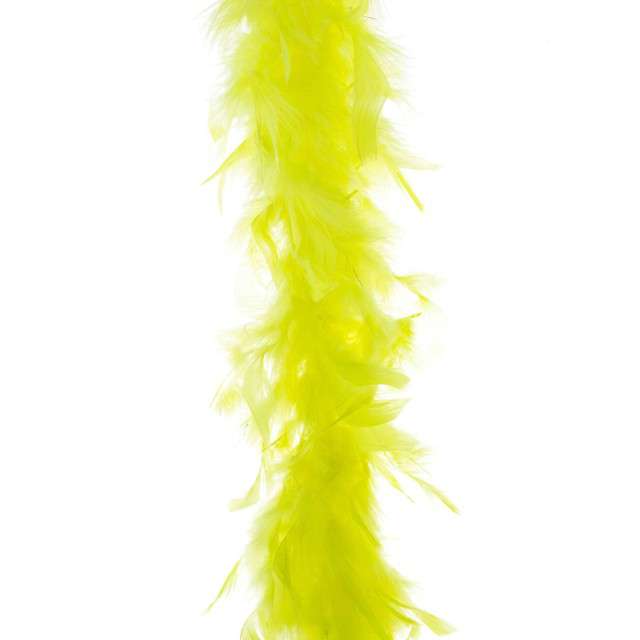 Boa "Fluo", żółte, Funny Fashion, 45 g, 200 cm