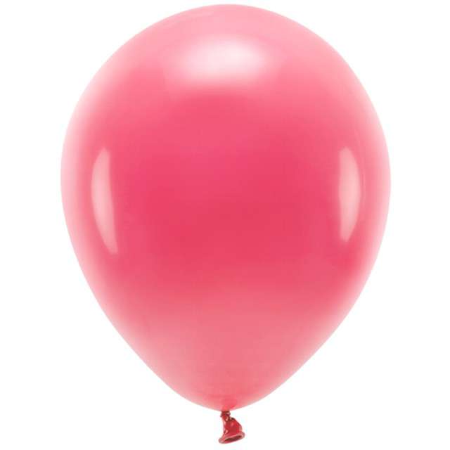 Balony "Ekologiczne", czerwone jasne, Partydeco, 10", 100 szt
