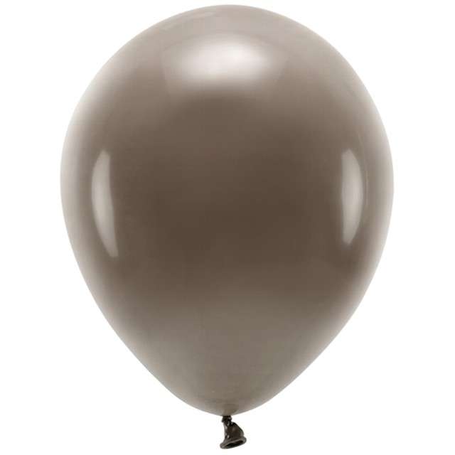 Balony "Ekologiczne", brązowy, Partydeco, 12", 100 szt