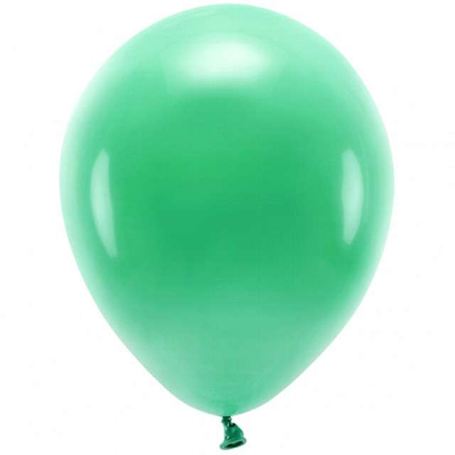 Balony "Ekologiczne", zielone, Partydeco, 12", 100 szt