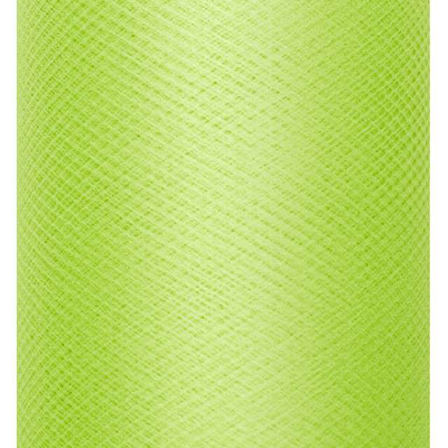 Tiul gładki, zielony jasny, PartyDeco, 0,3x50m