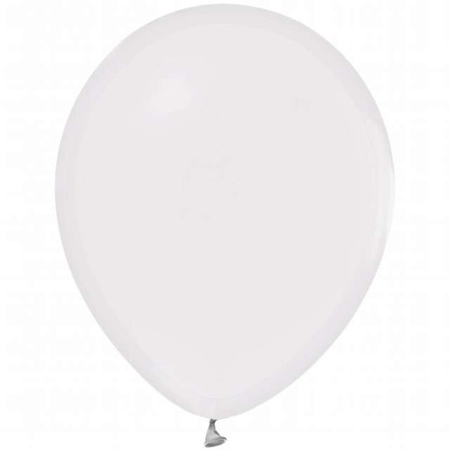 Balony "Beauty and Charm", biały pastelowy, GODAN,  12", 50 szt