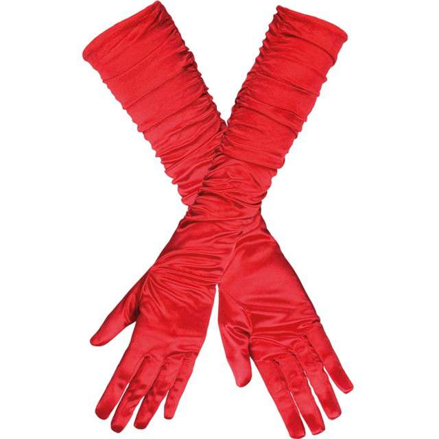 Rękawiczki "Hollywood Long", czerwone, Boland