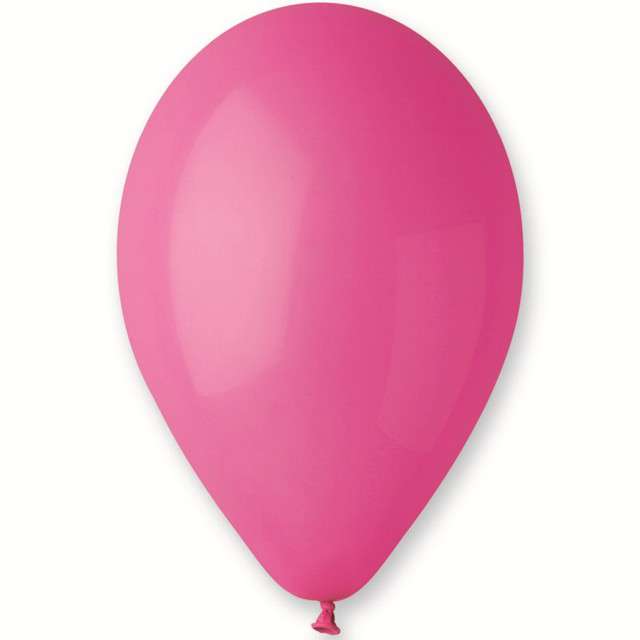 Balony "Pastel", różowy ciemny, Gemar, 10", 500 szt