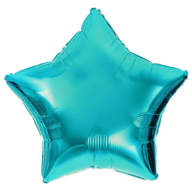 Balon foliowy "Gwiazdka", Tiffany Blue, DekoracjePolska, 18" STR
