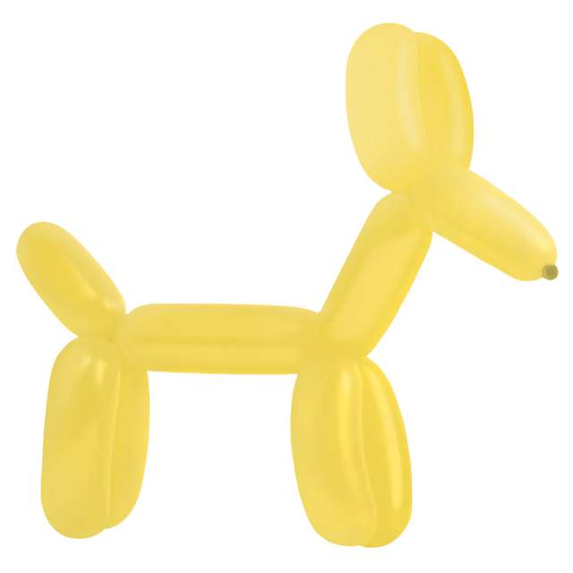 Balony "Decorator - Modeliny", żółte, Amscan, 45", 100 szt