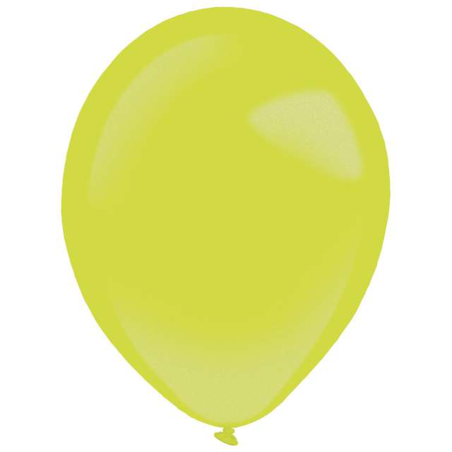 Balony "Decor Premium - Metallic", zielone jabłuszko, Amscan, 11", 50 szt