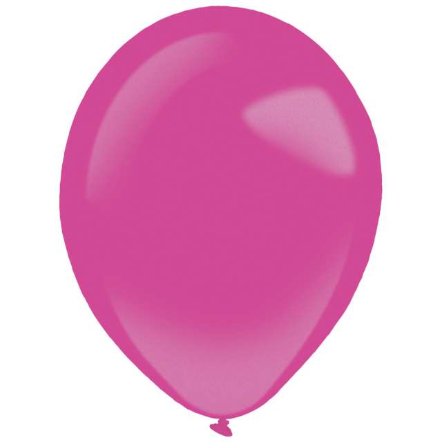 Balony "Decor Premium - Metallic", różowe ciemne, Amscan, 11", 50 szt
