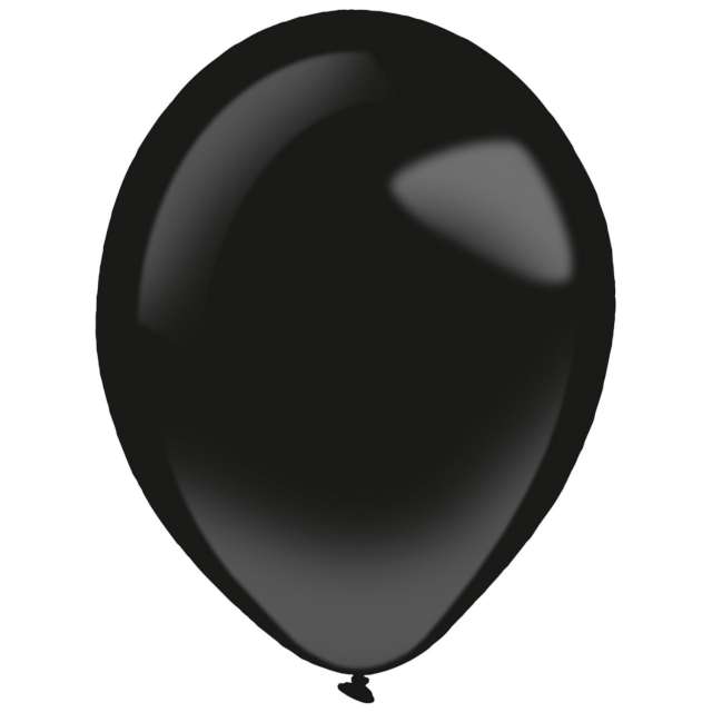 Balony "Decor Premium - Fashion", czarne, Amscan, 11", 50 szt