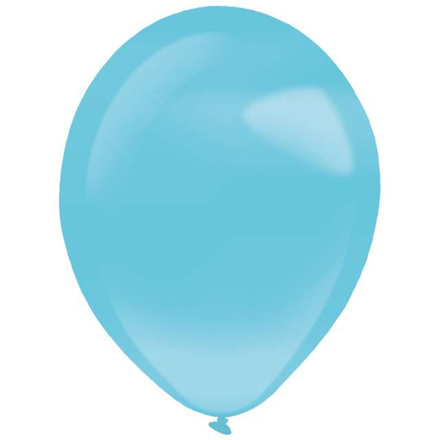 Balony "Decor Premium - Pearl", błękitne, Amscan, 11", 50 szt