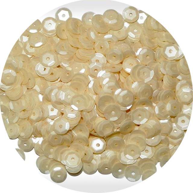 Cekiny "Classic Mat", perłowe, 7 mm, 10 g, Titanum