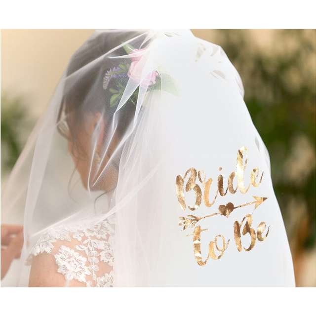Welon "Bride to Be - Go Girls", różowe złoto, Godan, 72 cm