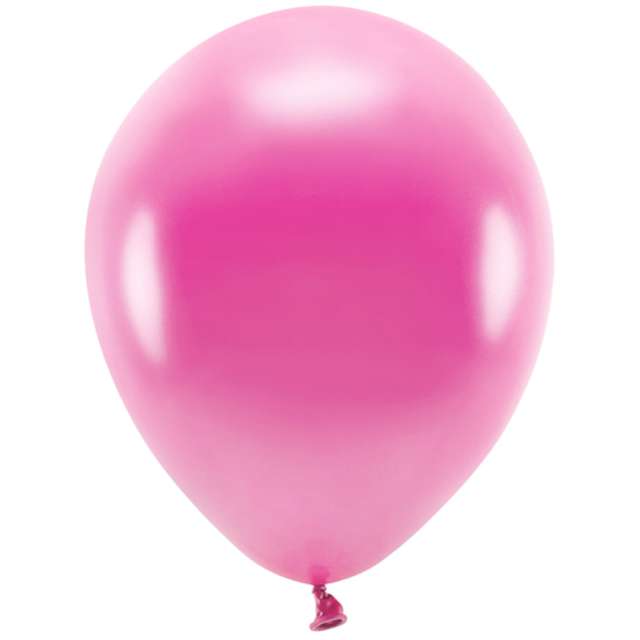 Balony "Ekologiczne", różowy metalik, Partydeco, 12", 10 szt
