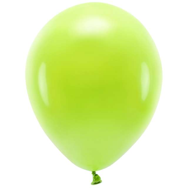 Balony "Ekologiczne", zielone jabłuszko, Partydeco, 12", 10 szt