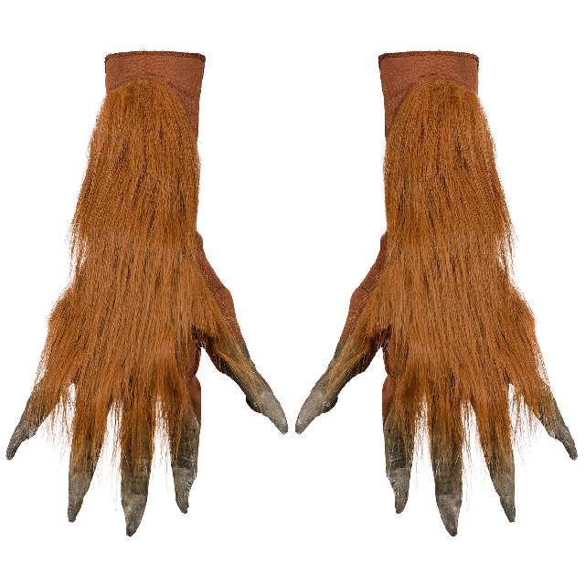 Rękawiczki "Wilkołak z futrem", brązowe, Widmann
