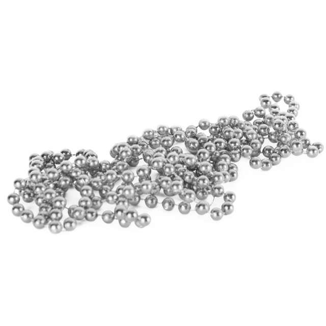 Łańcuch choinkowy "Korale", srebrne, Arpex, 8 mm, 2,7 m