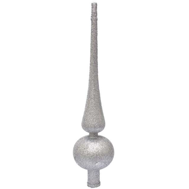 Czubek choinkowy "Srebrny szpic", Arpex, 23,5 cm