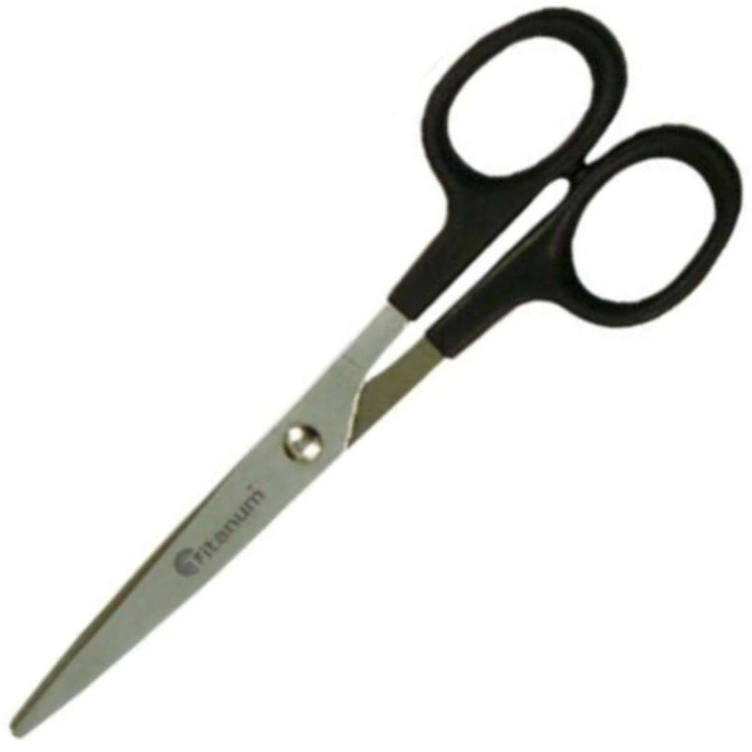 Nożyczki "Classic", czarne, Titanum, 17 cm