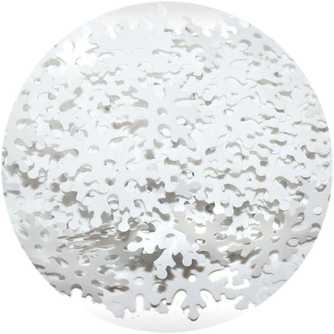Konfetti "Płatki Śniegu - grube", białe, Titanum, 14 g