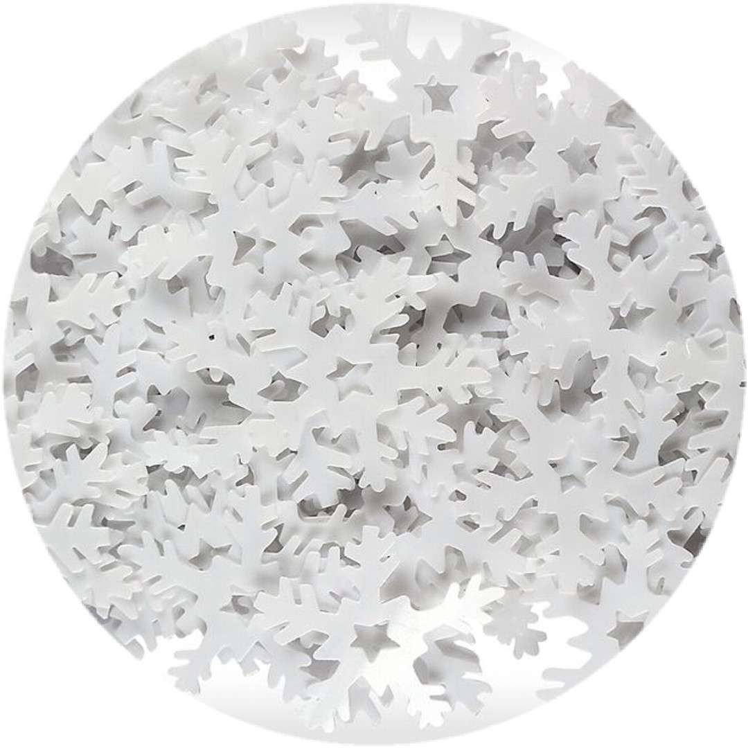 Konfetti "Płatki Śniegu - Grube", białe, Titanum, 14 g