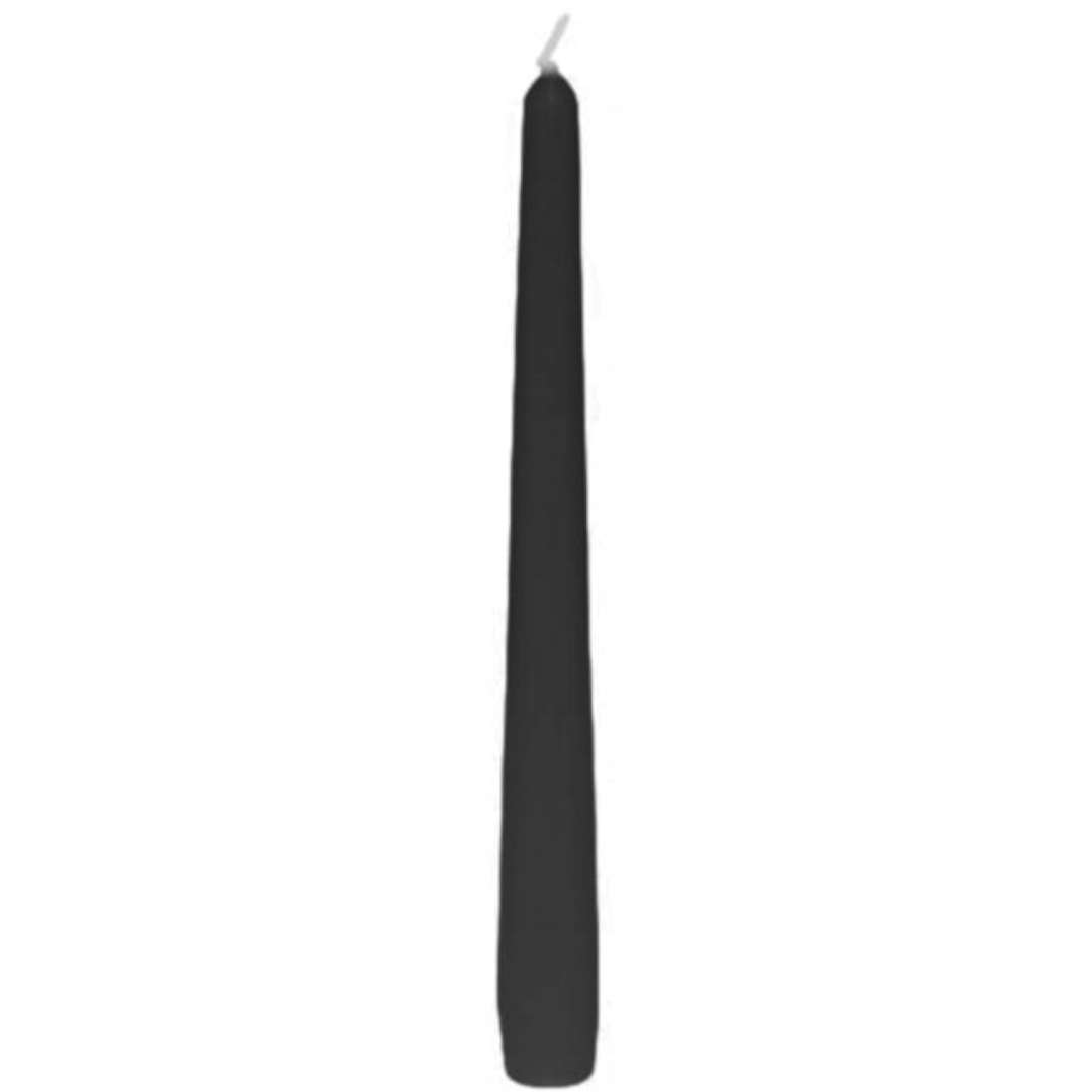 Świeca stożkowa "Classic", czarna, Bolsius, 240/23 mm, 100 szt