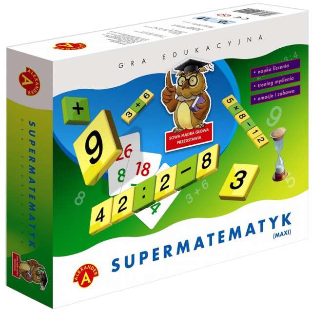 Gra edukacyjna "Supermatematyk Maxi", Alexander, od lat 7