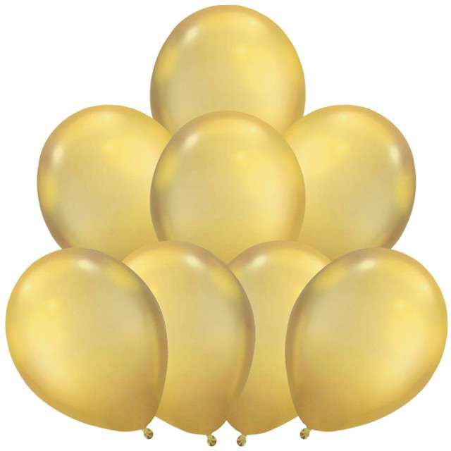Balony "Glossy", złote, BELBAL, 12", 8 szt