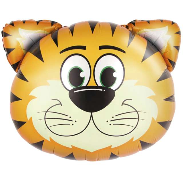 Balon foliowy "Safari - Tygrys", PartyPal, 12", SHP