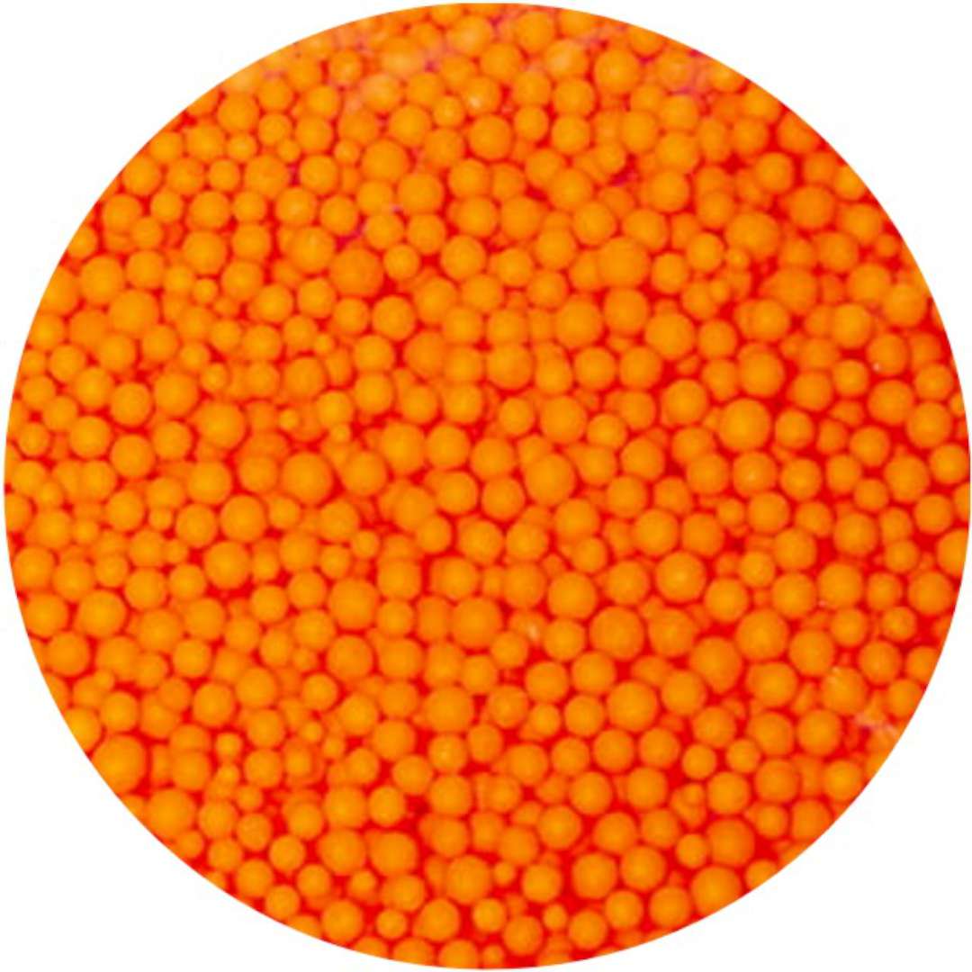 Styropian "Kuleczki 4 mm", pomarańczowe, Aliga, 10 g