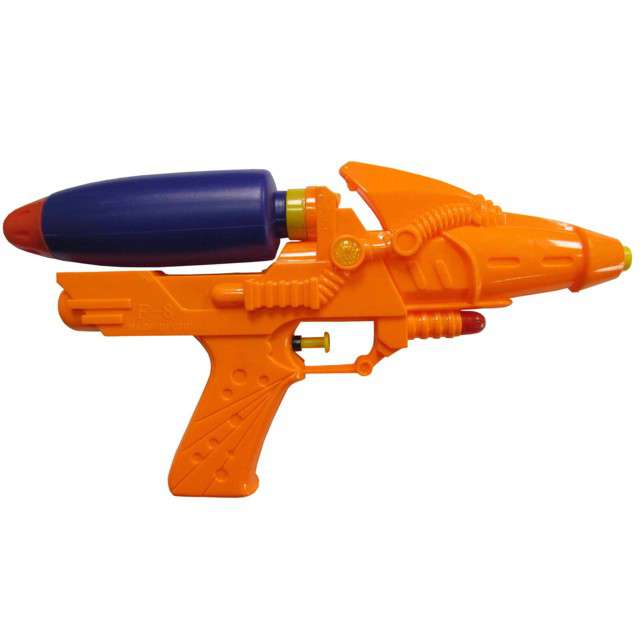 Psikawka "Galaktyczny pistolet XL", pomarańczowy, Arpex, 26,5cm