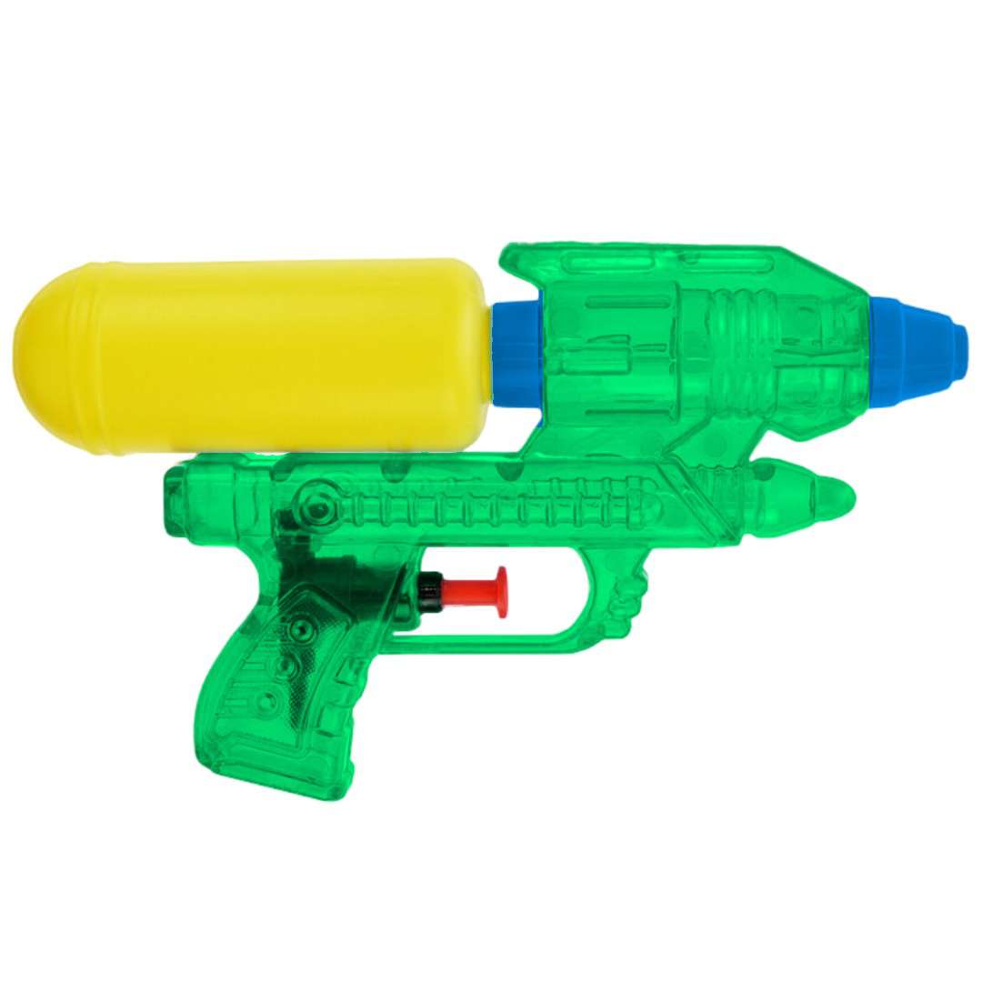 Psikawka "Galaktyczny pistolet", zielono-żółty, Arpex, 17cm